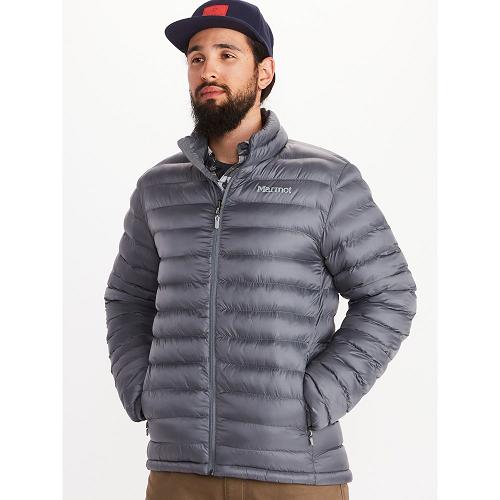 Marmot Down Jacket Grey NZ - Solus Featherless Jackets Mens NZ5408213